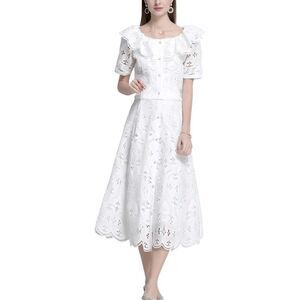 Elaine Womens  2Pc Blouse & Skirt Set